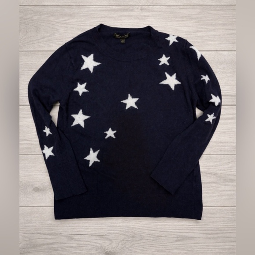 Banana Republic Blocco Star Italian Merino Sweater Large